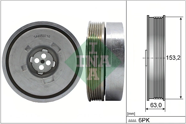 Belt Pulley, crankshaft
